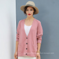 Cardigan der Dame 100% Kaschmir-Strickjacke, Winter-Kleidungs-Mantel